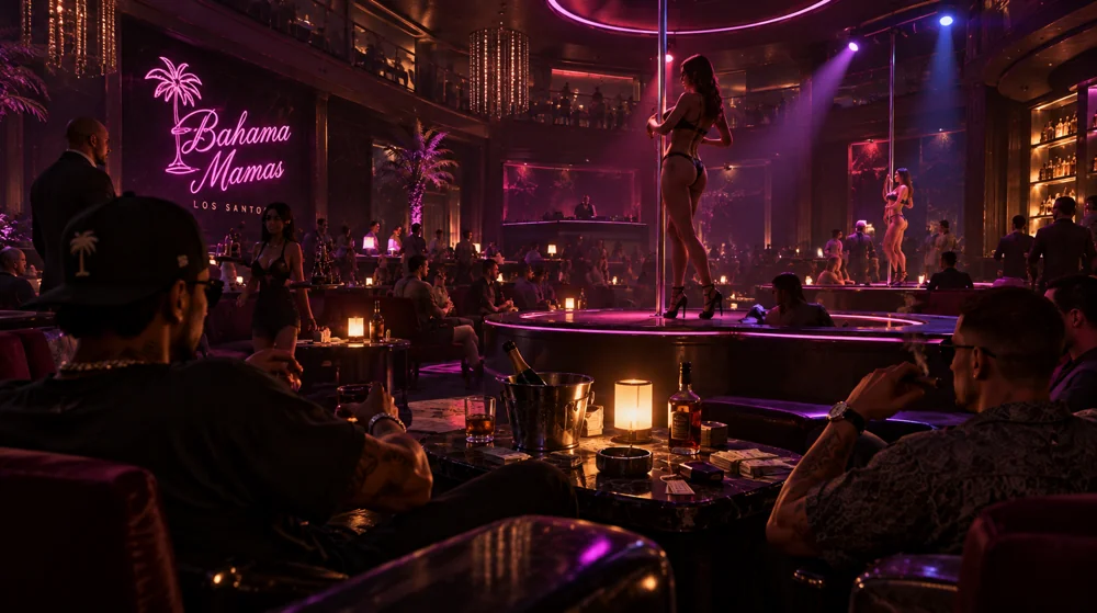 Die Lounge im Bahama Mamas